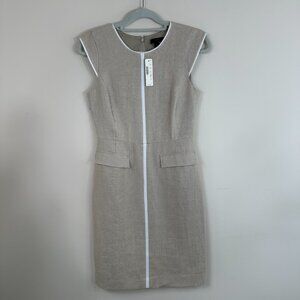 J. Crew Linen Career Dress Women's Size 4